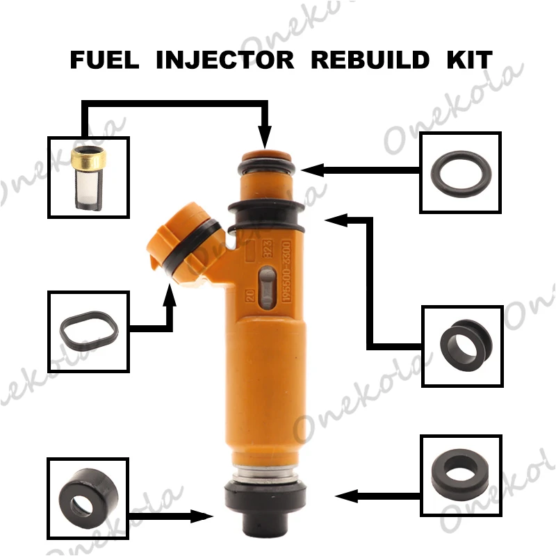 Fuel Injector repair kit Orings Filters for Mitsubishi Montero Sport 3.5L 1999-2004 195500-3300