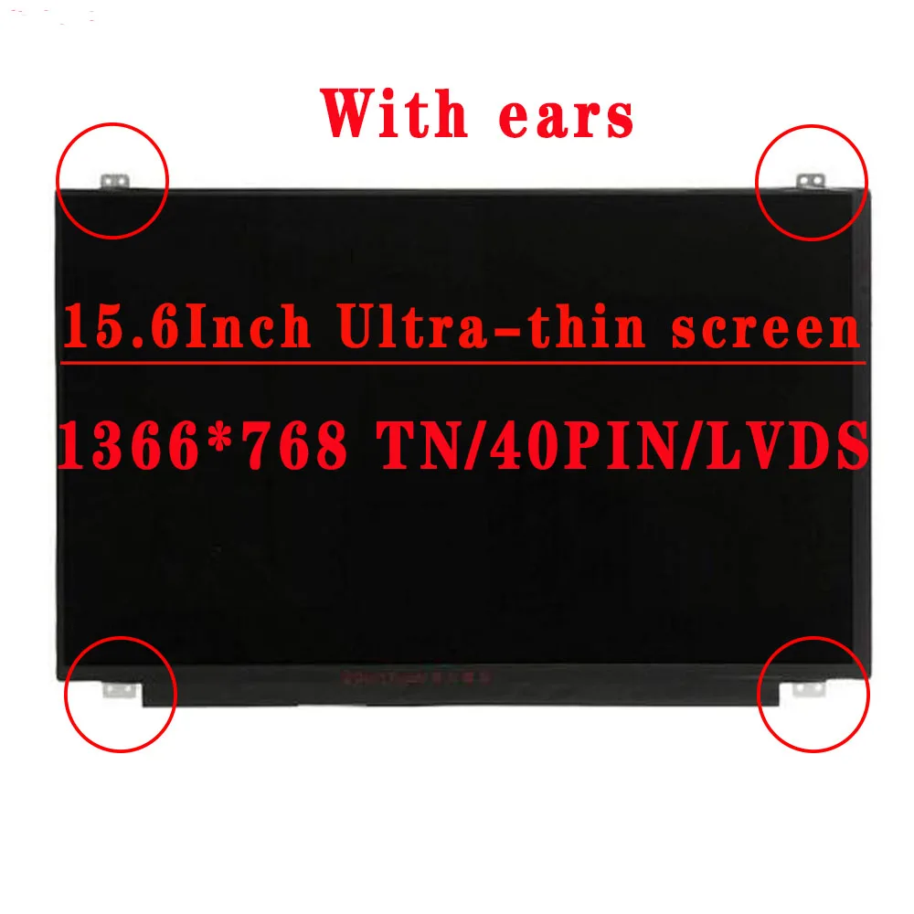 Painel Lcd Ultra-fino para o Inspiron de Dell 153537 15-3521 155521 15-5521 15-5535 5537 5539 7537 M531r 40 Pinos Lvds 1366×768 tn 40 Pinos