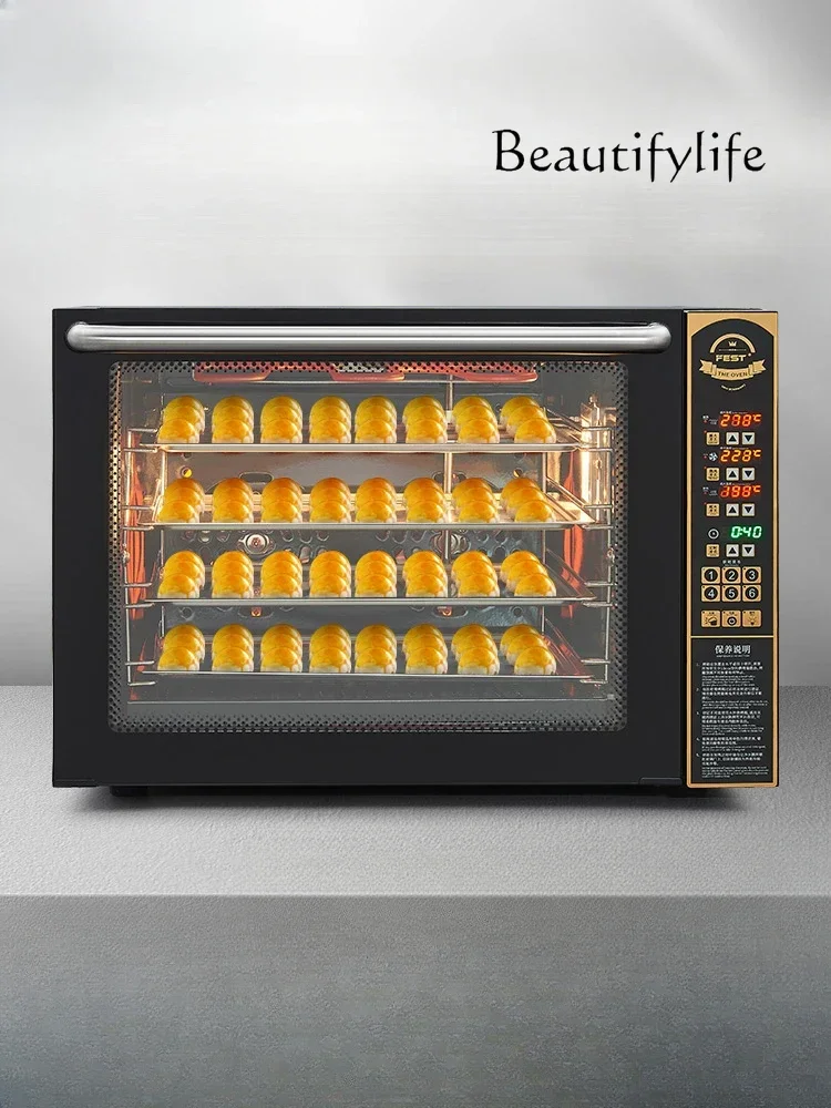 Four-layer pizza oven commercial oven four-plate electric oven cake chicken wings egg tart hot air stove