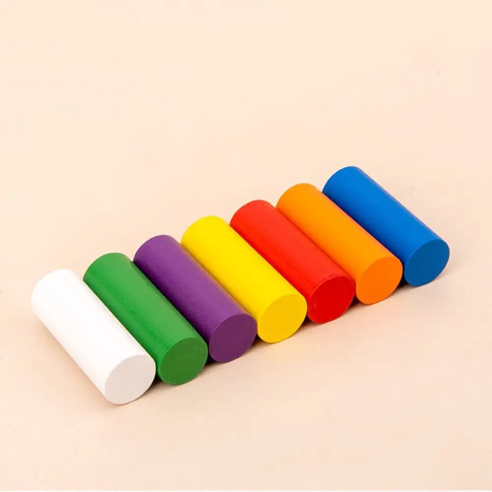 Tablero educativo cognitivo de Color de madera, juego de mesa interactivo a juego de colores, pensamiento lógico Montessori