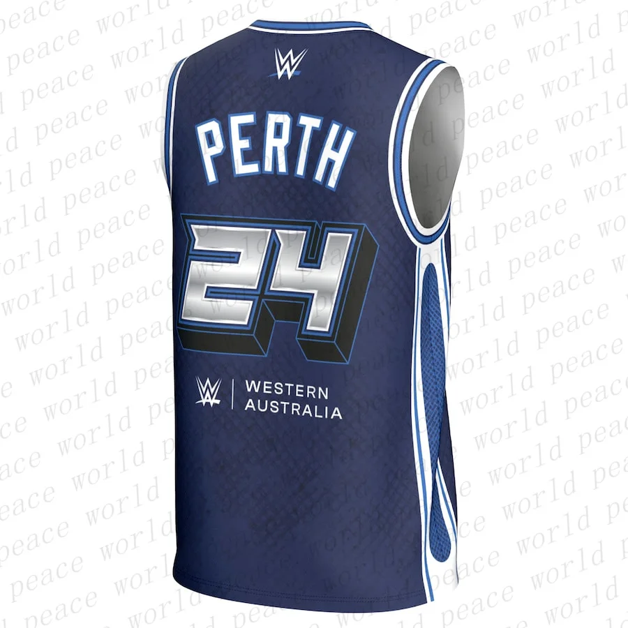 24lightweight basketball jersey ProSphere blue WWE secret room cage basketball jersey adult/children basketball training uniform