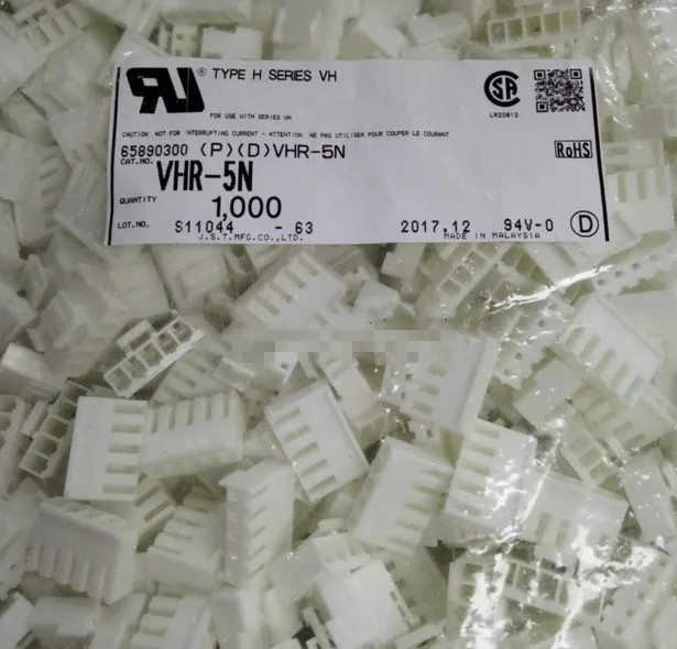 

100% New and original 1000PCS VHR-5N connector VH series rubber case 3.96mm pitch sensor