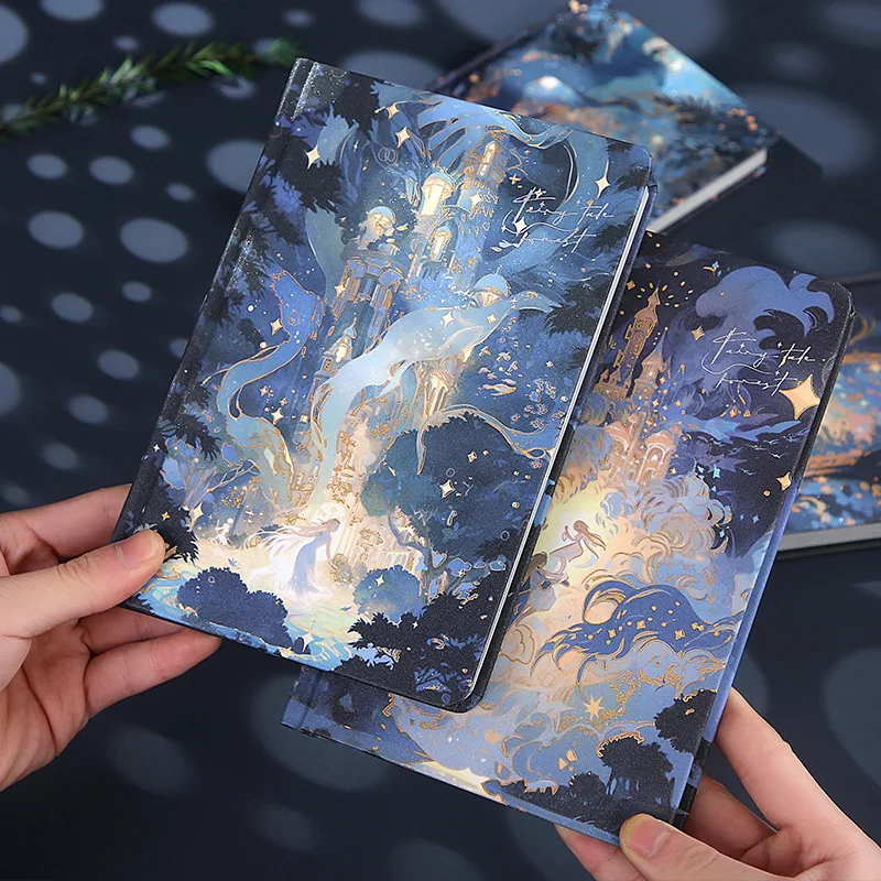 جديد الخيال الغابات مجلة بناتي ماجيك ضوء بقعة الحرفية كامل اللون التوضيح الصفحة الداخلية دفتر مذكرات حساسة ساحرة