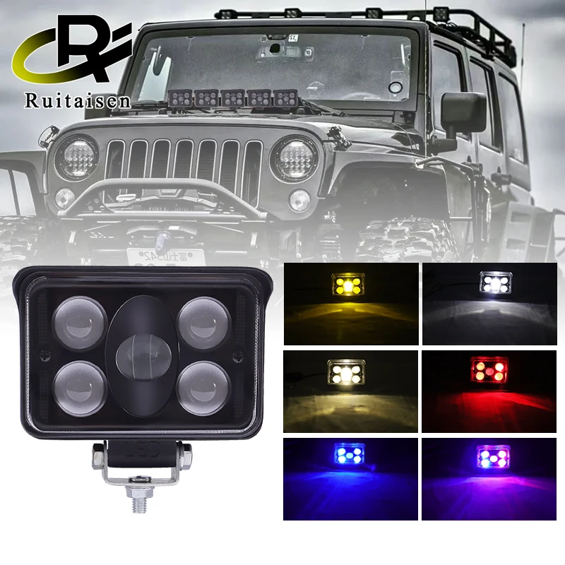 3 Inch Work Light LED Bar for Truck Tractor SUV 4x4 Car Led Headlights 20W 12-48V Spotlight Work Bar Reversing Light Fog Lamp