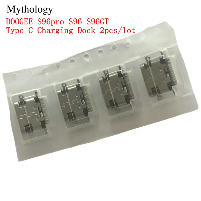 For Doogee S96 Pro S96GT Type C USB Charging Dock Connector Socket Tail Plug Interface 2pcs Lot