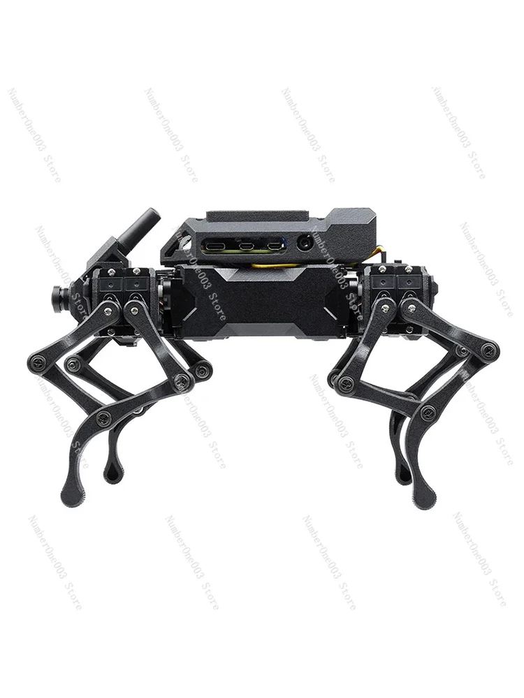 12-Degree-of-Freedom Bionic Quadruped Robot Dog Open Source Face Recognition Based on Raspberry Pi