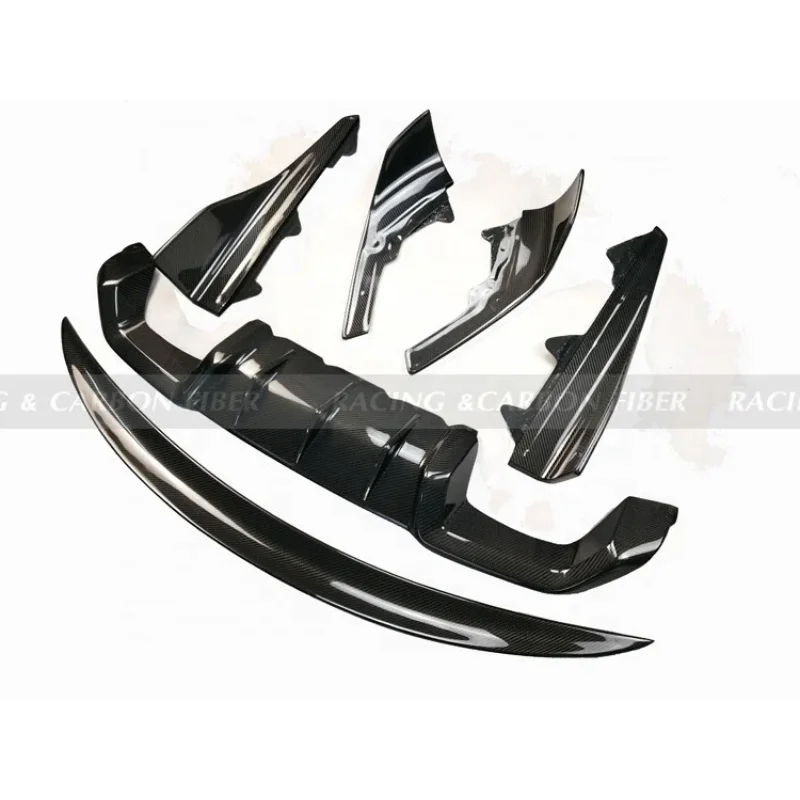 

2018 F87 M2 M2C MP style Car Bumper Front splitter Side splitter Diffuser Spoiler Body kit for BMW F87 M2