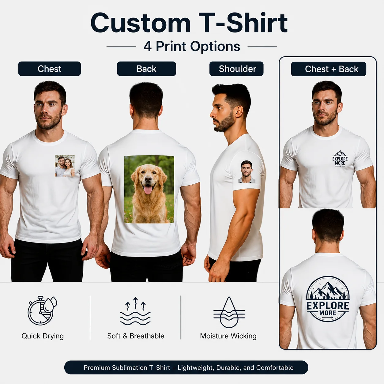 Custom Photo Customized Print - đánh giá và giá Summer Clothing Logo