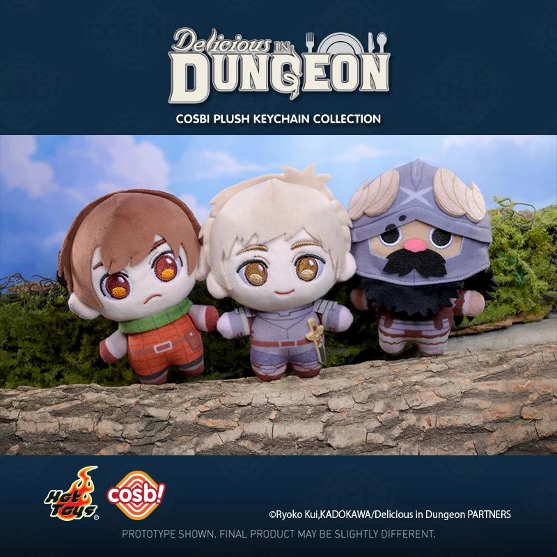 Hot Toys Delicious in Dungeon Pluche Sleutelhanger Laios Marcille Collection Rugzak Hanger Blind Box Kerst Mysterieuze Geschenken