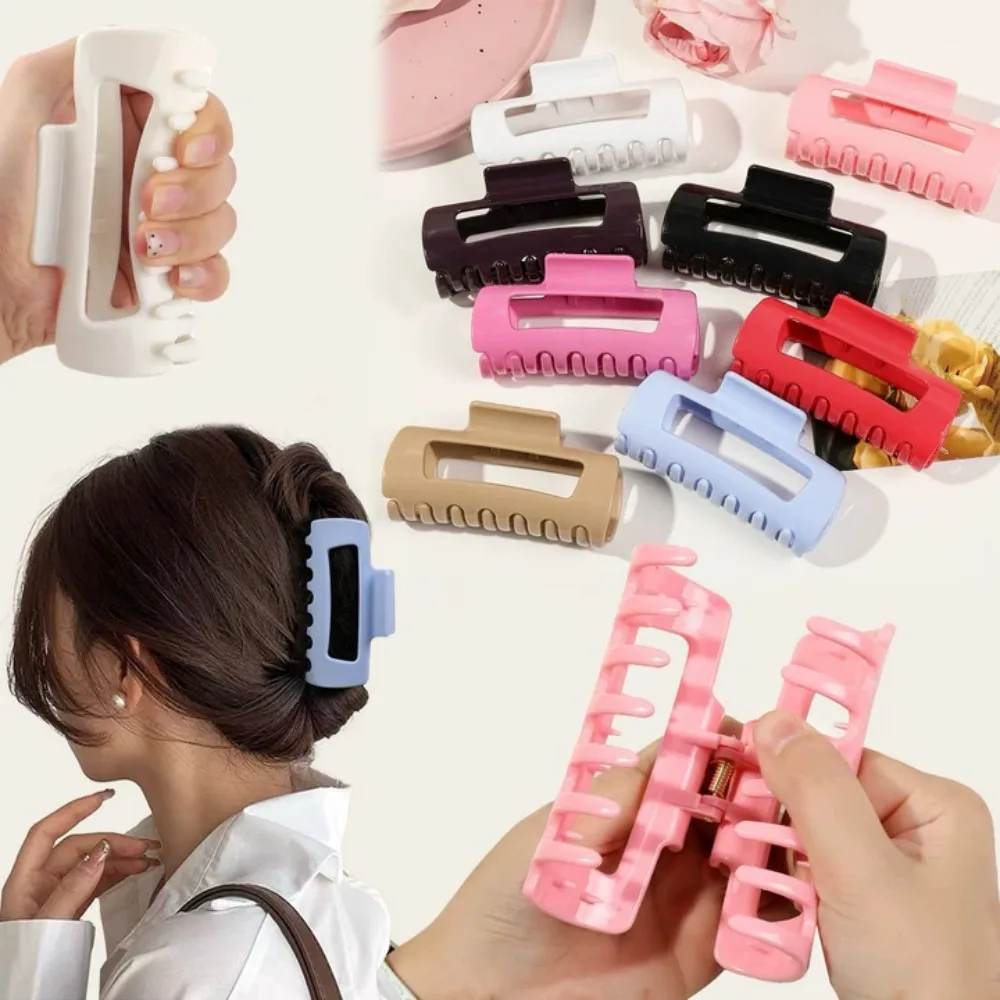 1/4 Stück hochwertige Wolkenklauenklammer für Frauen, 10,2 cm weiche Silikon-Kieferklammer, rutschfeste Haarspangen für dünnes, dickes Haar, ganztägiger Komfort – Detail 8