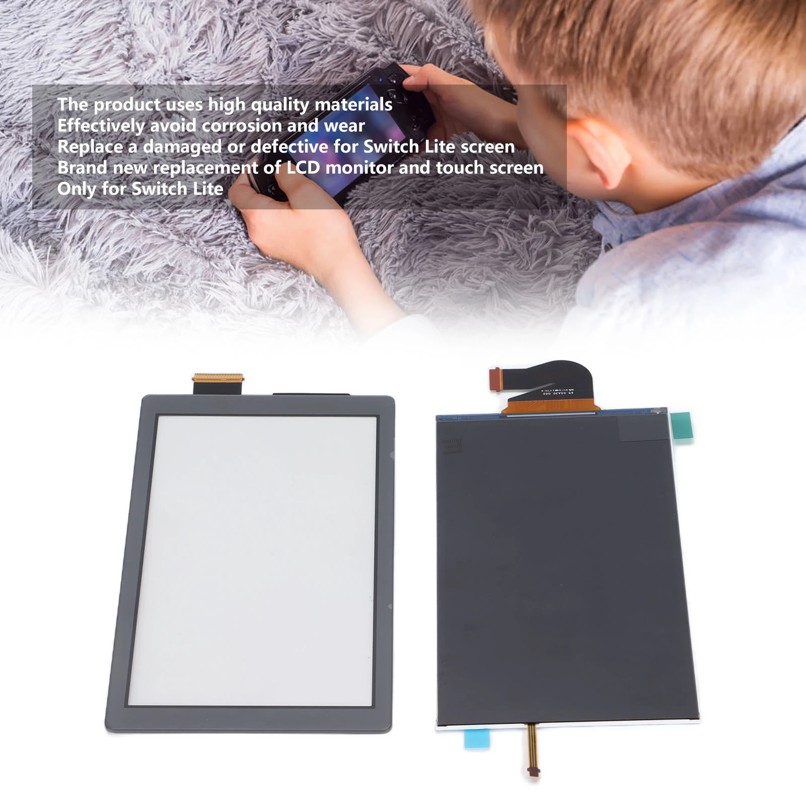 Replacement LCD Display Screen Perfect Replacement Easy To Install Exquisite Design LCD Display Screen for Switch Lite
