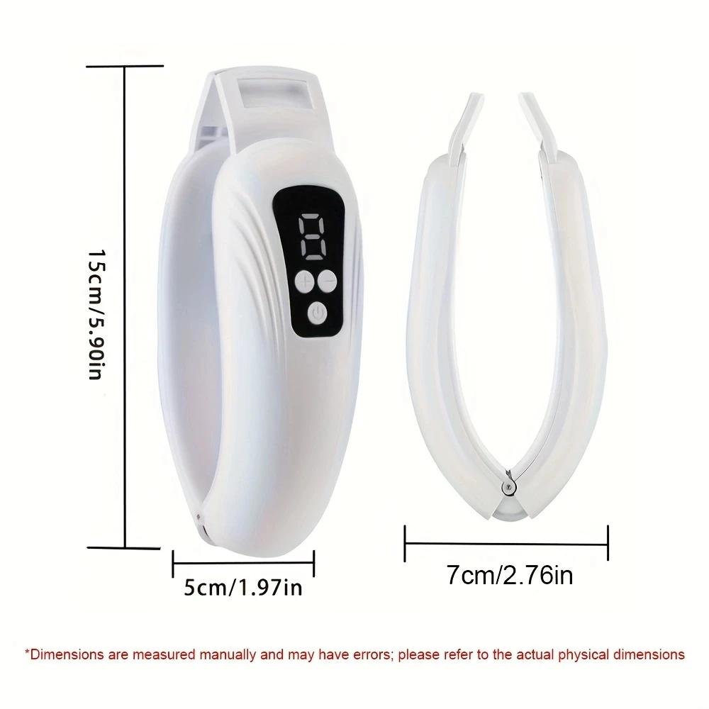 Rechargeable V-Face Facial Massager with LED Display, Sculpting Device - 3 Modes, 9 Adjustable Intensities, 180° Circular Design