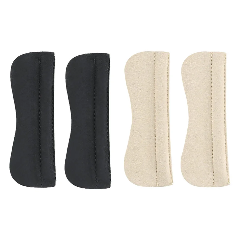 

5 Pairs Self-Adhesive Heel Pads Blister Protectors Foot Inserts Anti-Slip Shoe Cushions For Men Women Beige Durable Latex Sponge