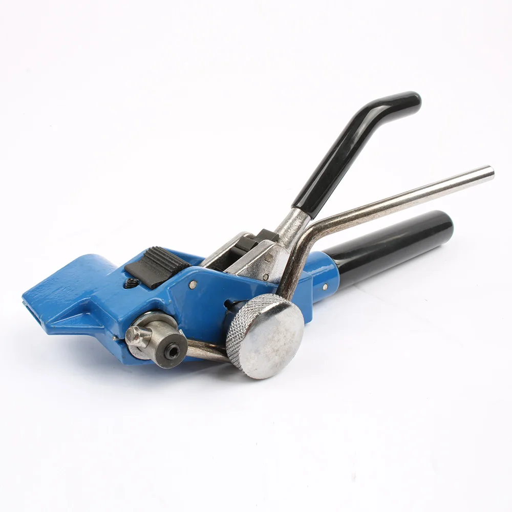 Stainless Steel Cable Tie Gun Stainless Steel Zip Cable Tie Plier Bundle Tool Tensioning Trigger Action Cable Gun with Cutter