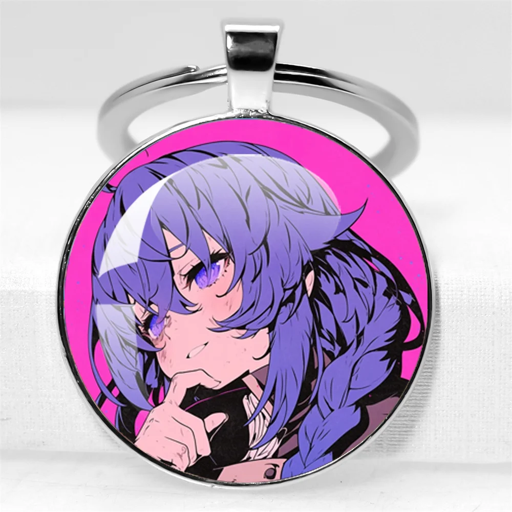 موشوكو تينسي: التناسخ العاطلين كابوشون 25 مللي متر/30 مللي متر المفاتيح الكرتون قلادة مجوهرات اكسسوارات كيرينغ المشجعين هدية #4