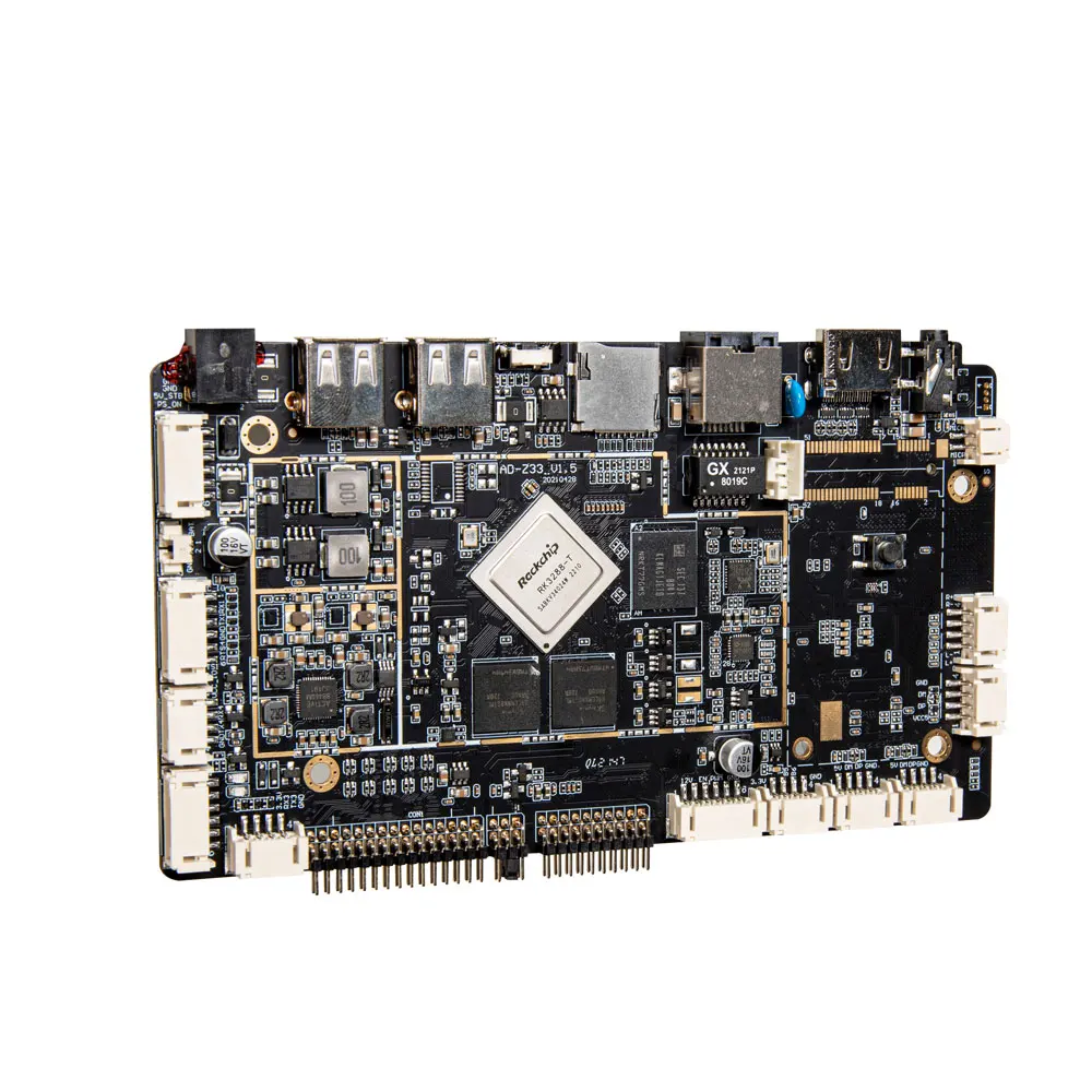Материнская плата AI PCBA RK3288, четырехъядерная плата, 4G SIM-карта для управления цифровыми вывесками, встроенная рука, материнская плата RK3288