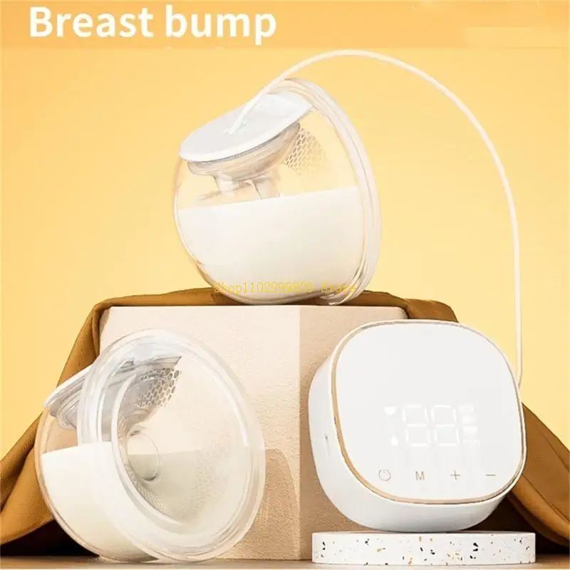 ذكي مزدوج مضخة الثدي الكهربائية جهاز شفط الحليب حر اليدين مكافحة ارتجاع الحليب جامع للأمهات المرضعات J0MF