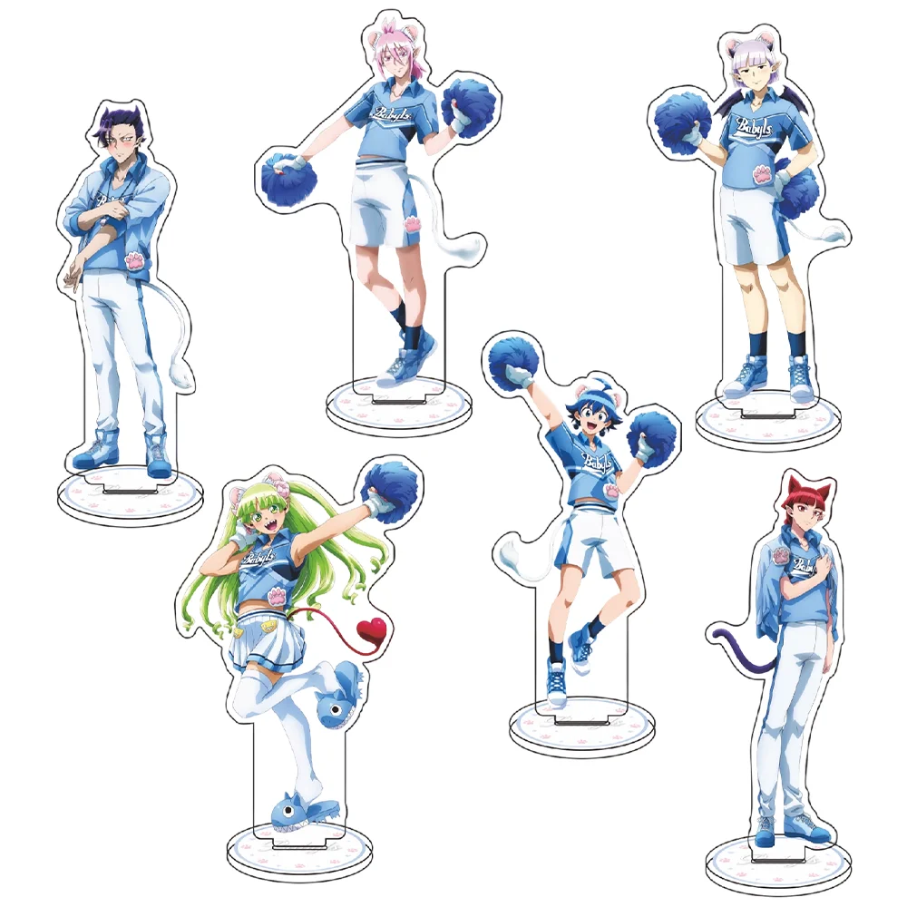 Welcome to Demon School! Iruma-kun 15cm Acrylic Stand Keychain Valac Clara Suzuki Iruma Tabletop Ornament Halloween Gift