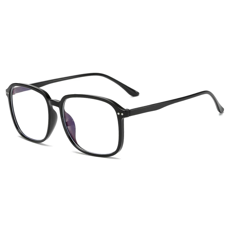 SHONEMES Oversized Myopia Glasses Square Shortsighted Eyewear Big Frame Men Women Myopic Eyeglasses Diopters -0.5 1 2 3 4 5 6