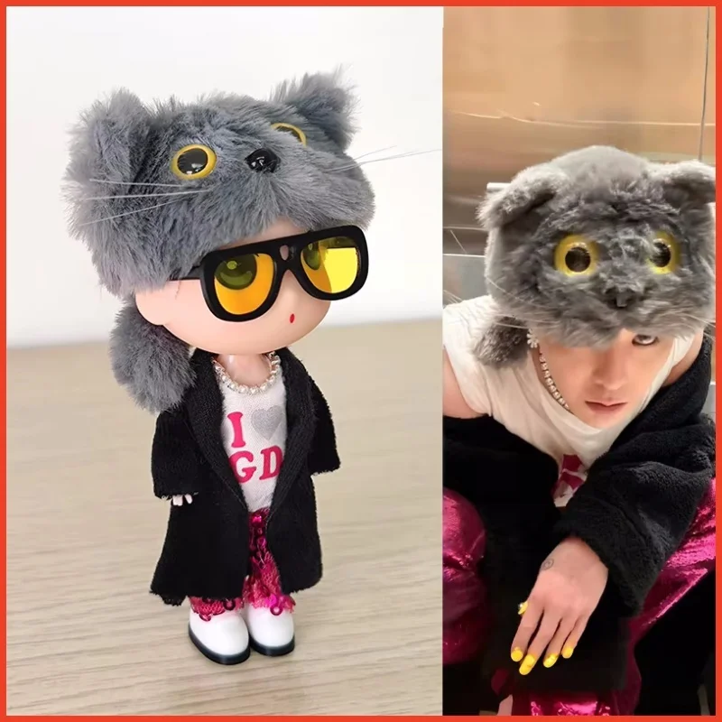 

New G-Dragon Surroundings Doll Concert Cat Doll Handmade Birthday Gd Keychain Pendant Cat Doll Hanging Beadssurrounding Product