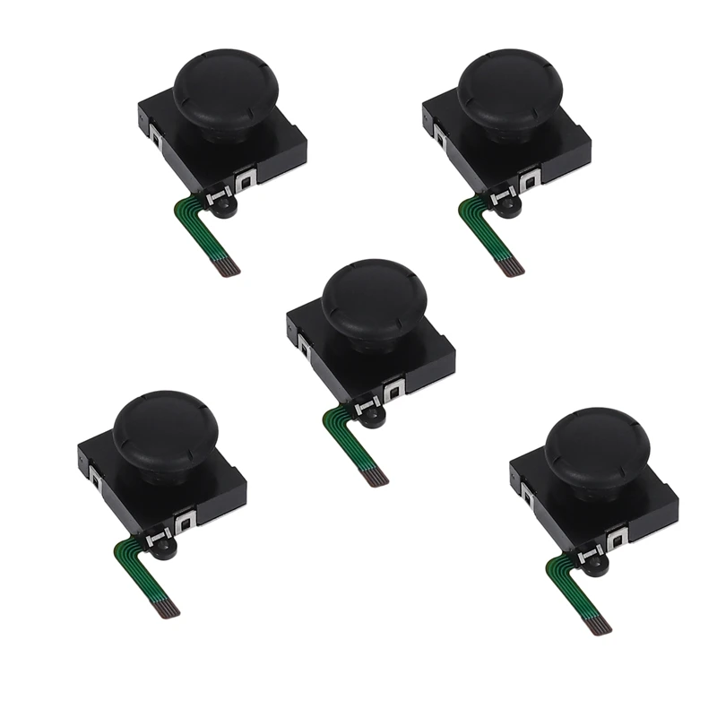 5Pcs Replacement 3D Analog Rocker Joy Stick for Nintendo Switch Controller NS Gamepad Joycon Game Pad