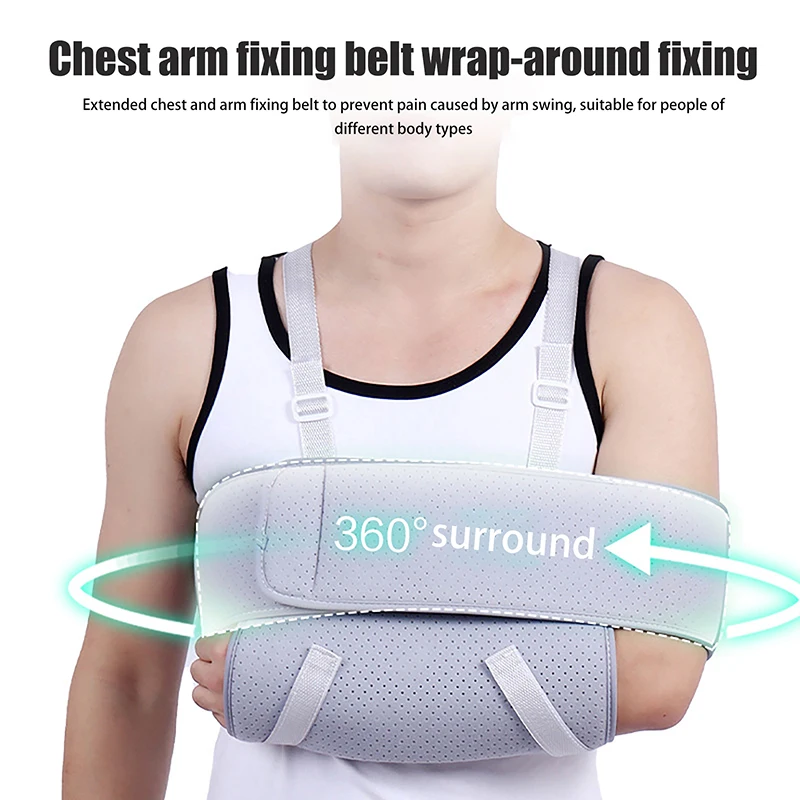 

Adjustable Medical Arm Wrist Fracture Sling Support Elbow Shoulder Arm Sling Fixation Joint Brace Broken Boom Forearm Strap