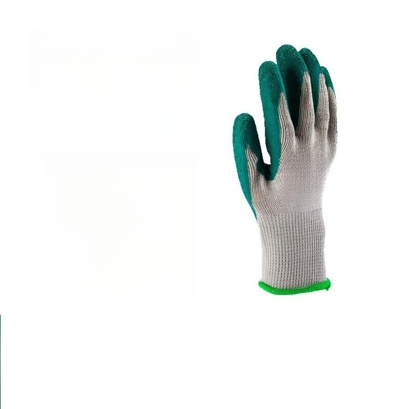 

Palm dipped latex labor insurance wear-resistant breathable construction site hand protective gloves