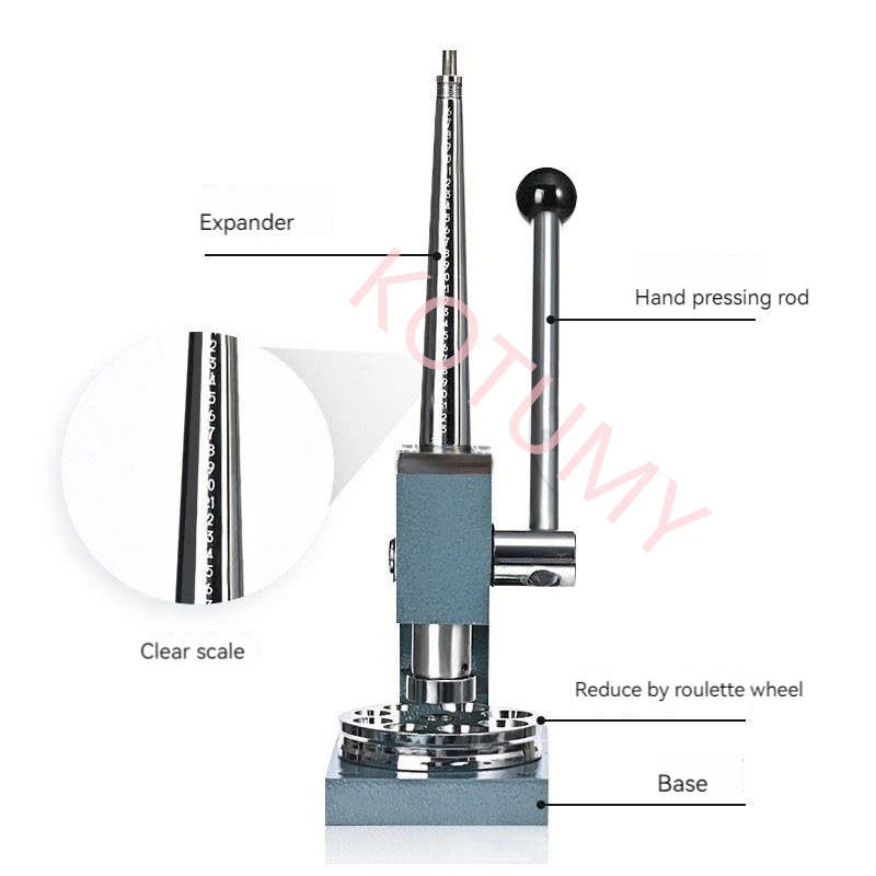 Imagem -05 - Professional Ring Size Stretcher And Reducer Ring Size Adjuster Sizer Tool Jewelry Sizing Tools