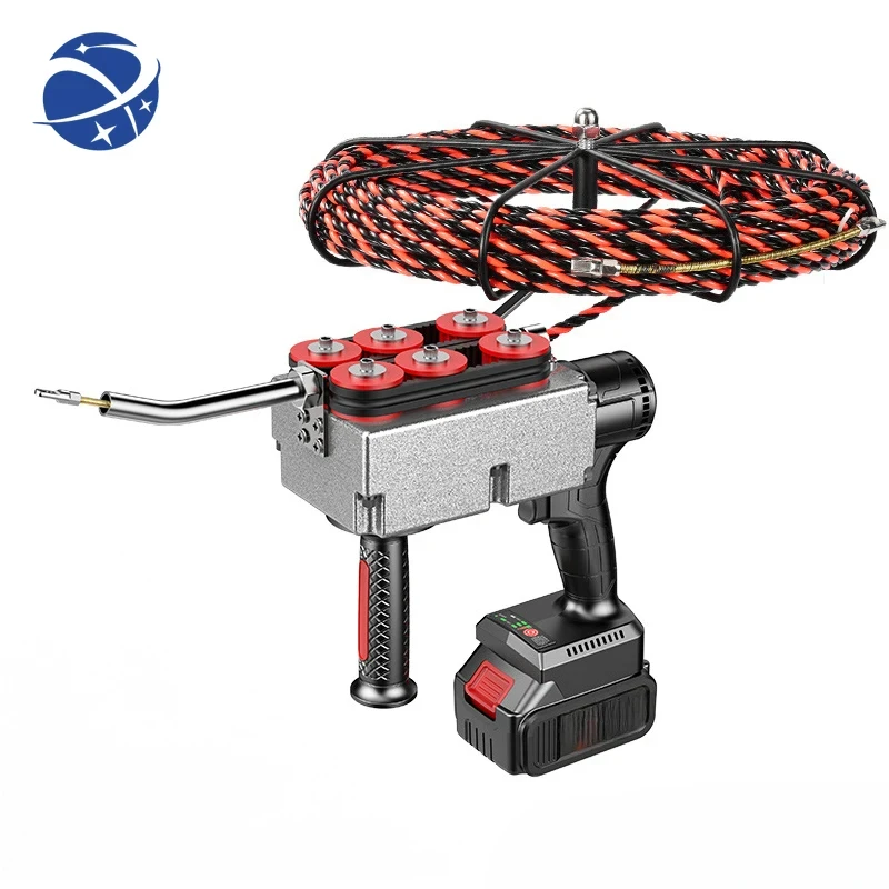 Original brand new！Yun YiBrushless lithium electric threading machine Electric wire puller Pipe decoration Communication cable l