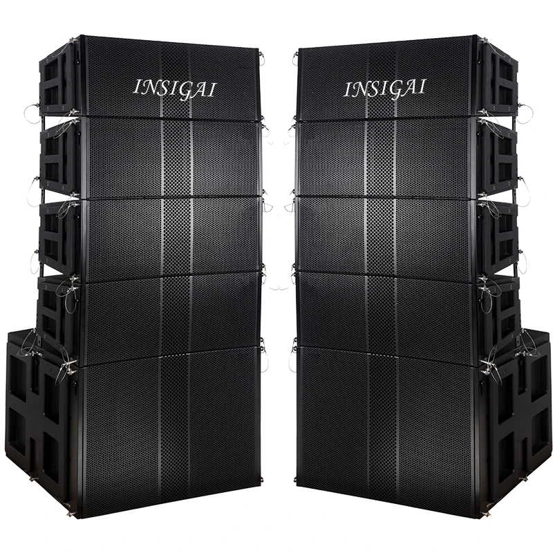 نظام صوت عالي الأداء مزدوج 6.5 مرحلة معلقة لحفلات الزفاف DJ غرفة الاجتماعات مكبرات صوت صغيرة عمودية احترافية