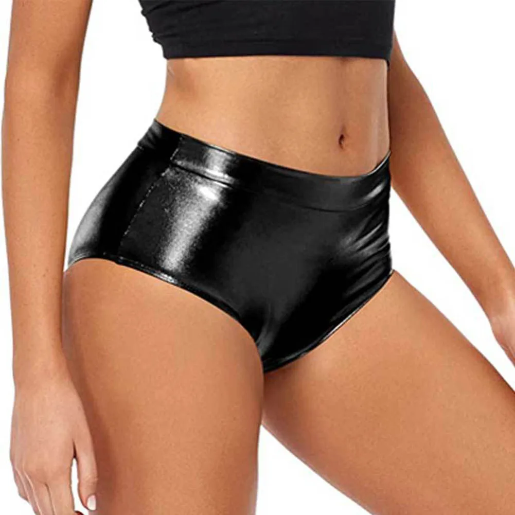 Fashion Women's Sexy Lingerie Club Shorts Stage Party Bottoms Shiny Panties Clubwear Ladies Short Pants