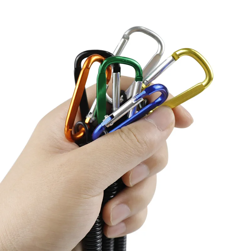 Telescopic Fishing Rope Factory Direct Sale Lure Fishing Gear Medium Lost Rope Guard Rod Rope Telephone Line Type Lure Tool