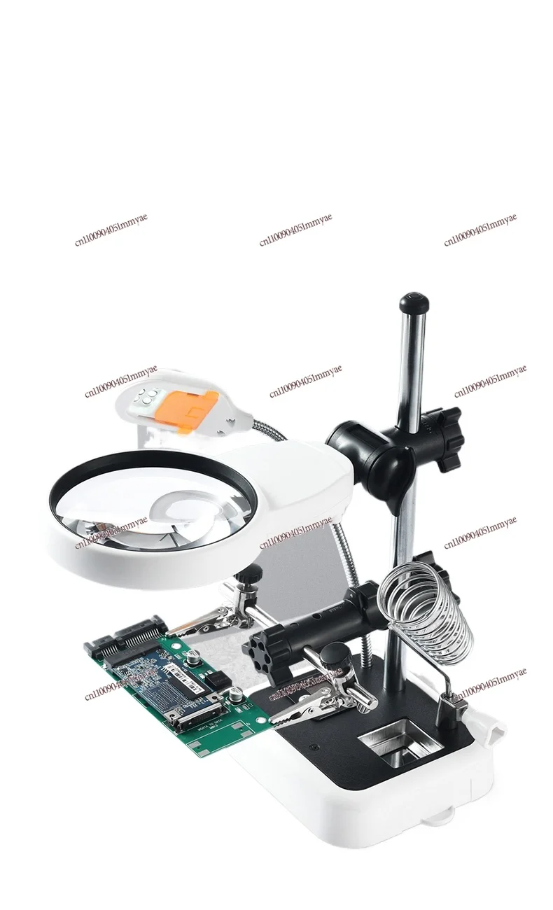

Desktop Magnifier Repair Circuit Board Mobile Phone Clock with Light LED HD High Power Soldering Work Soldering Station PCB
