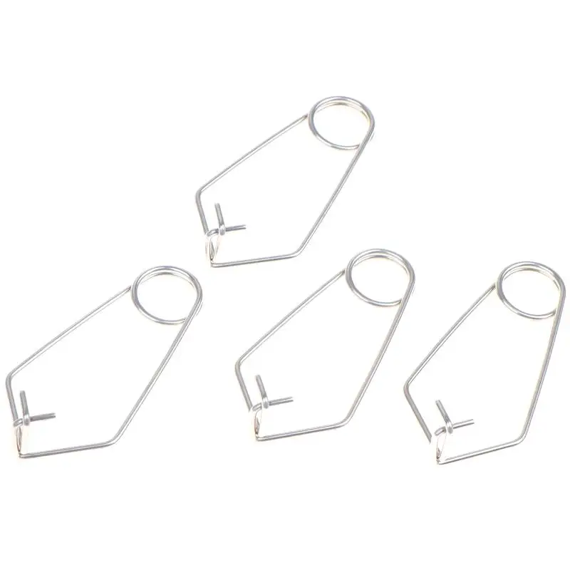 Federdraht-Seilhülsen-Clip 4/8 Stück, leichter, robuster Kabelhalter-Clip für die Organisation von Rucksack- und Campingausrüstung – Detail 6