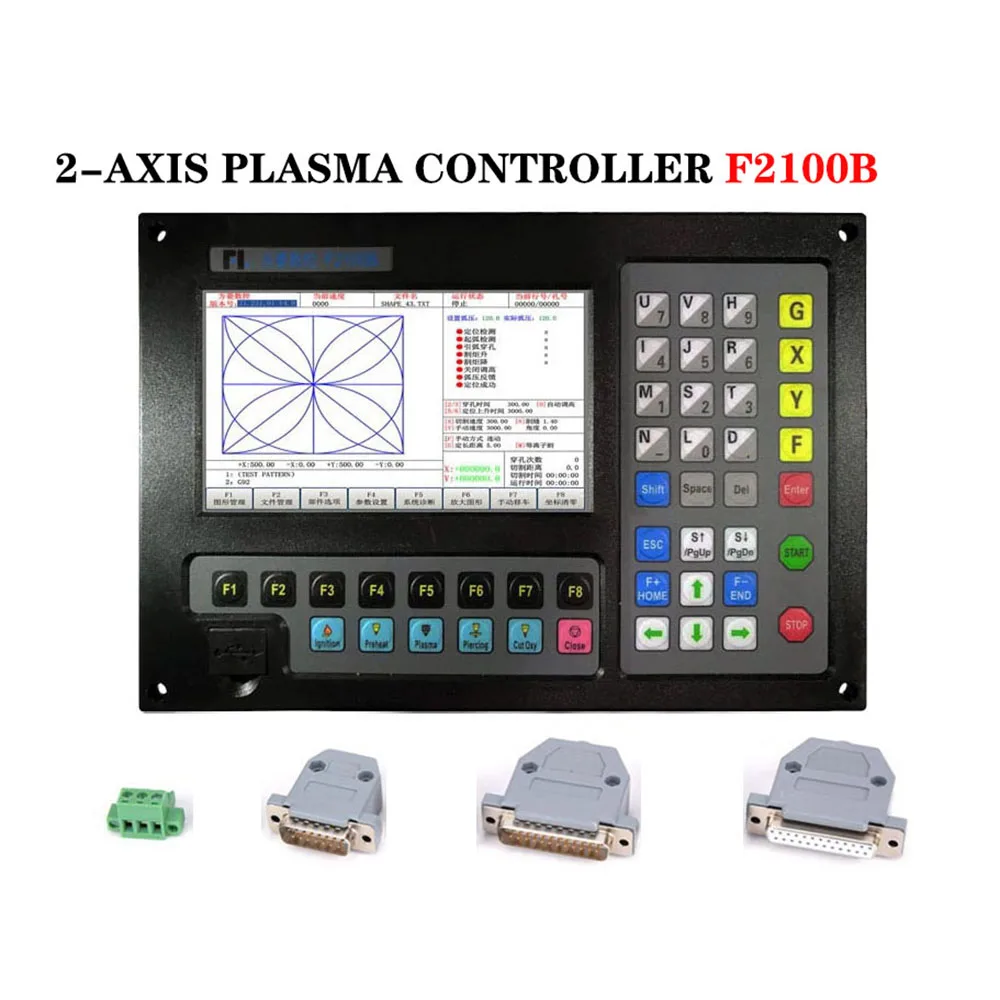 Plasma controller Fangling F2100B Controller CNC Flame Cutting Machine 2 Axis Plasm Digital Control System