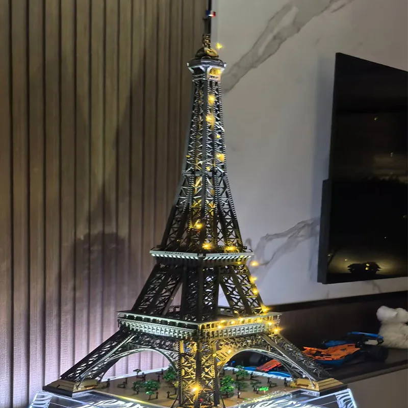 

Adult Technic Assemble Building Blocks Eiffel Tower Home Decoration Model Ornament Toy Construction Boys Party Gift