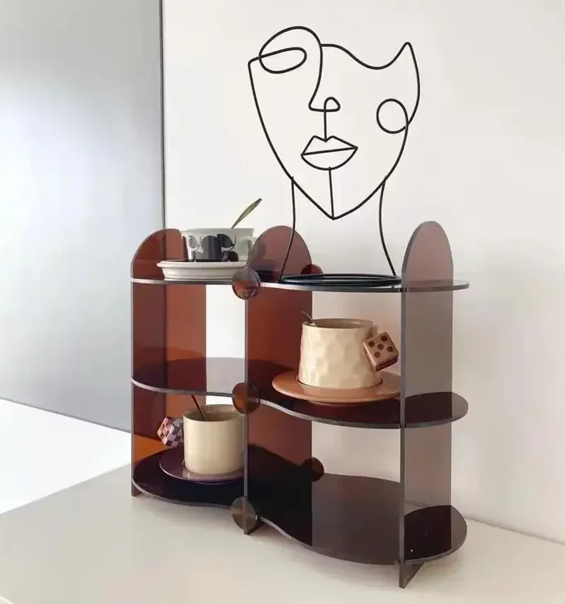 Leichtes, luxuriöses Parfümregal aus Acryl, Internet-Promi-Cup