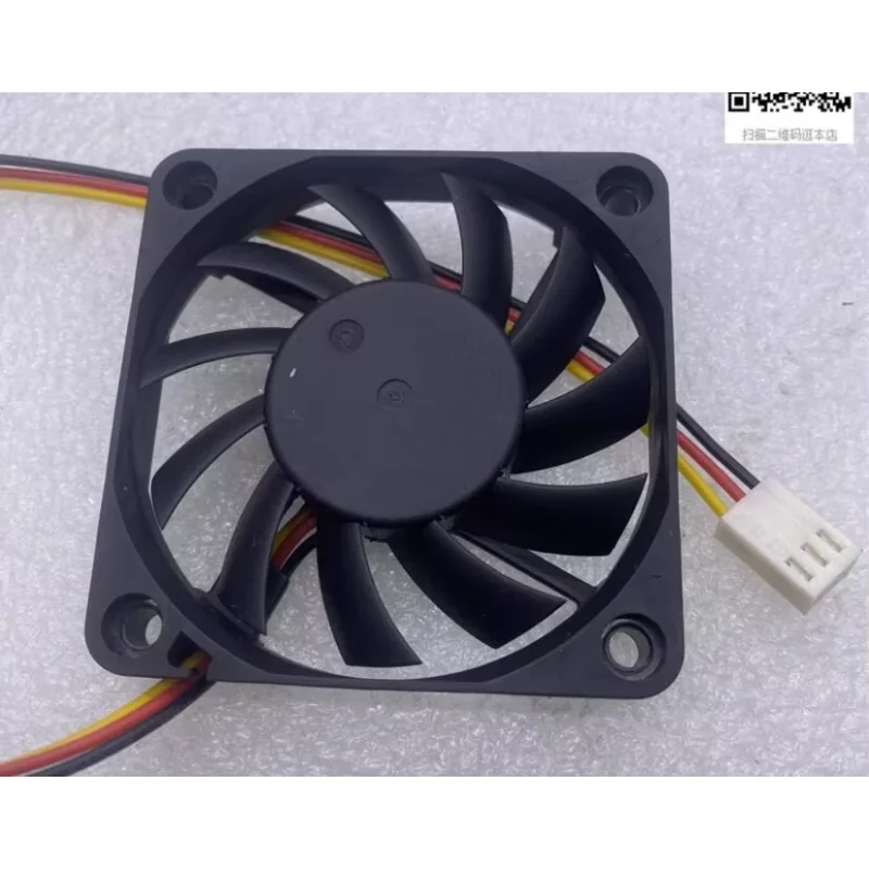 Jamicon KF0610H1VM0137KTARB DC 12V 1.6W 60x60x10mm 3-Wire Server Cooling Fan