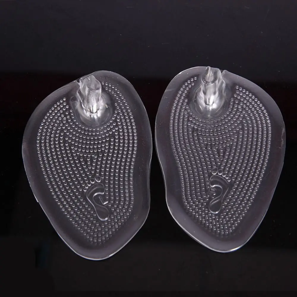 1 Pair Silicone Toe Post Protectors Soft Self Adhesive Toe Post Gel Cushion Transparent Anti-pain Forefoot pads Flip-flop