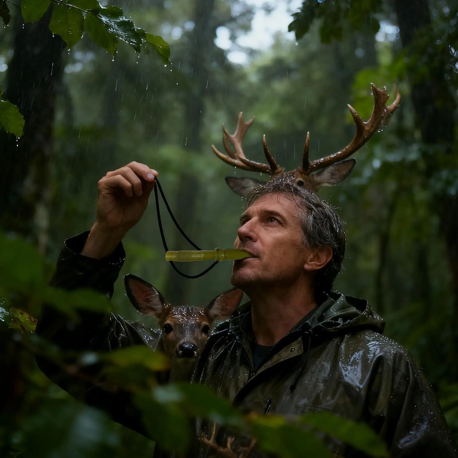 Rattling Antlers For Deer Hunting Adjustable Realistic Sports Supplies Whitetail Deer Call For Sports Beach Travel Training