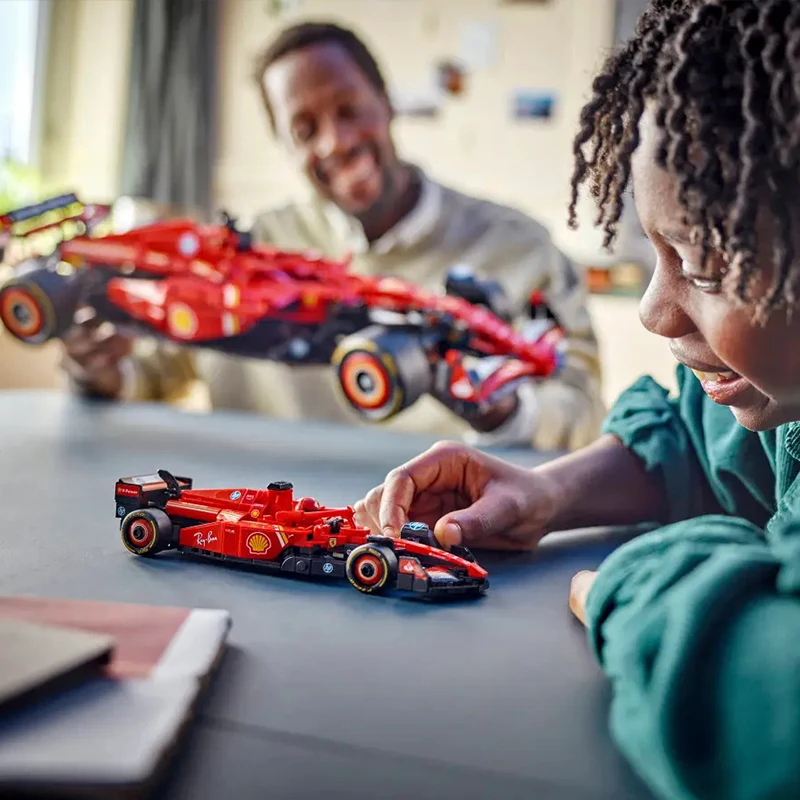 Lego Speed 77242 Ferrari SF24 Red Bull Racing RB20 Mercedes AMGF1 KICK Sauber Racing Building Block Игрушки для мальчиков и девочек