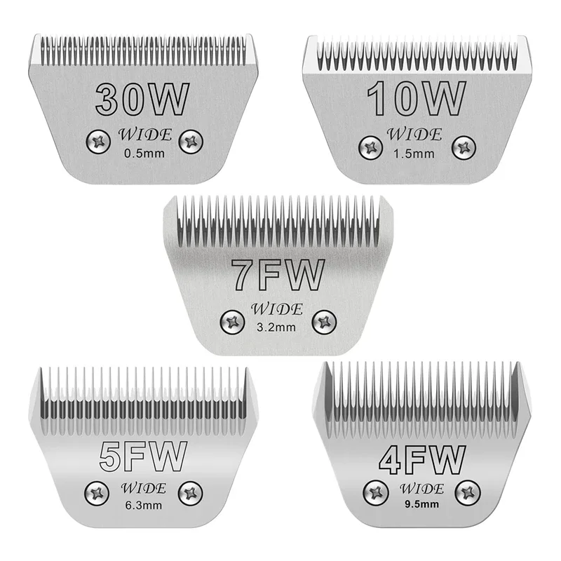 Animal Grooming Detachable Wide Blade Compatible with Andis AG, AGC,BDC,BG,DBLC,FHC,MBG,SMC/Oster A5/Wahl KM 10 Dog Pet Clippers