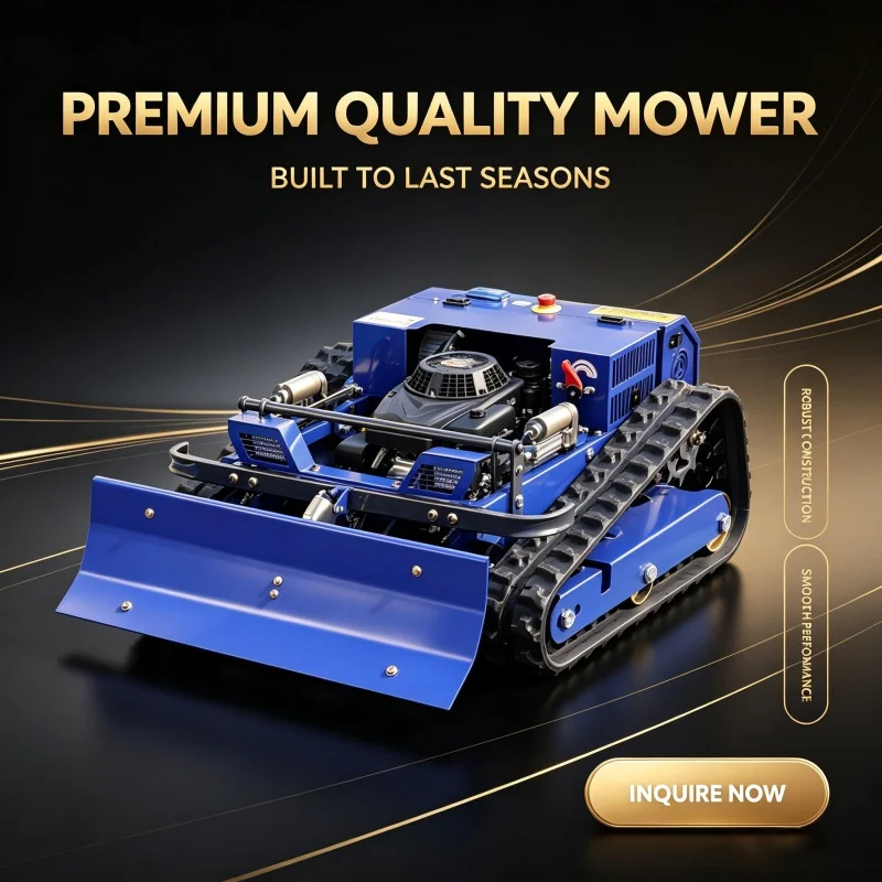 Customized Remote Control Lawn Mower Crawler Remote Control Orchard Weeder River Embankment Slope Lawn Mower Wasteland