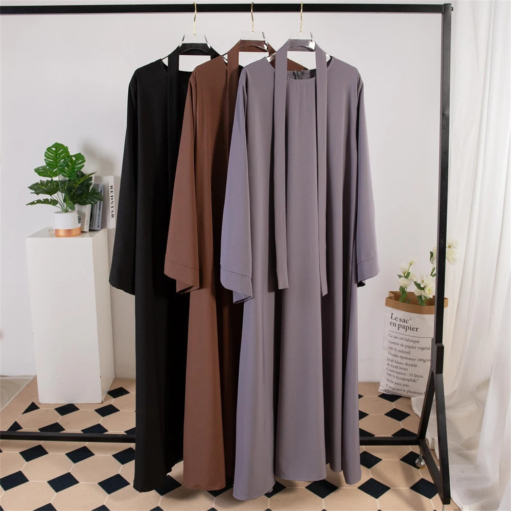 

Dubai Abaya Women Muslim Long Dress Islam Turkey Arab Robe Kaftan Eid Ramadan Party Modest Caftan Femme Jalabiya Caftan Vestidos