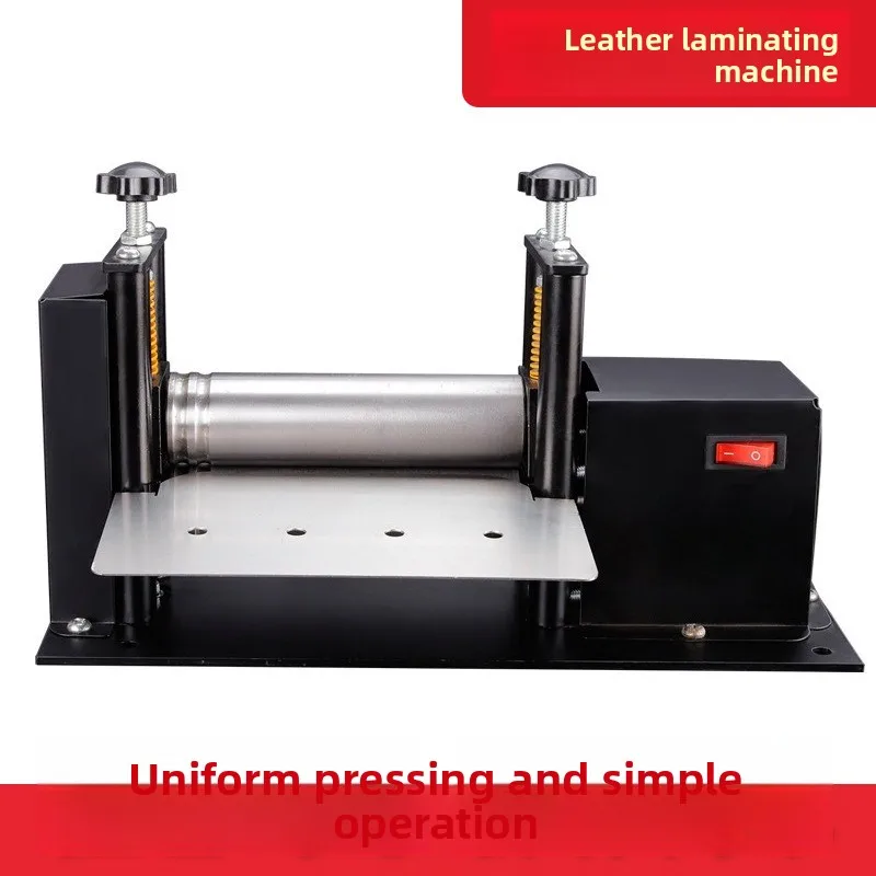 Electric hand crank small leather drawing machine manual glue cartridge machine