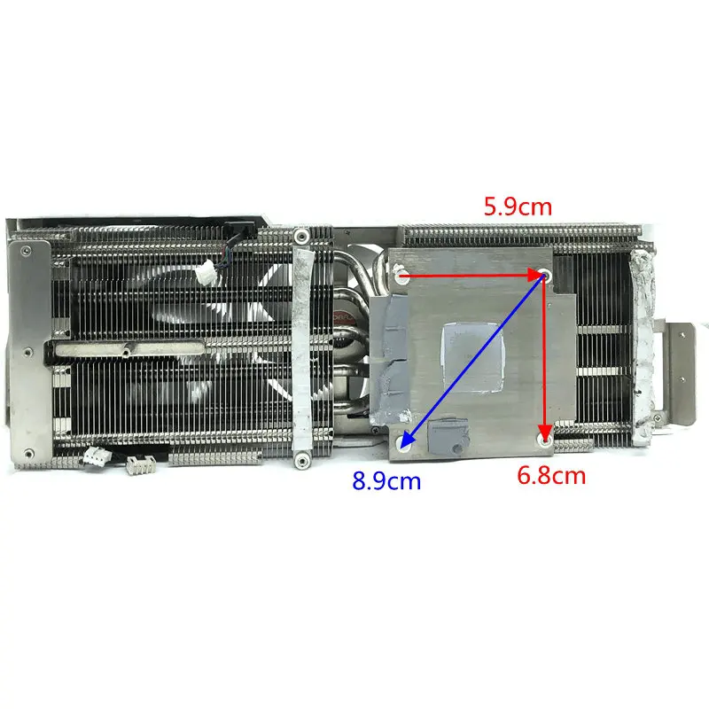 The Cooler for ColorFul RTX3080 UItra Graphics Video Card With Backplate