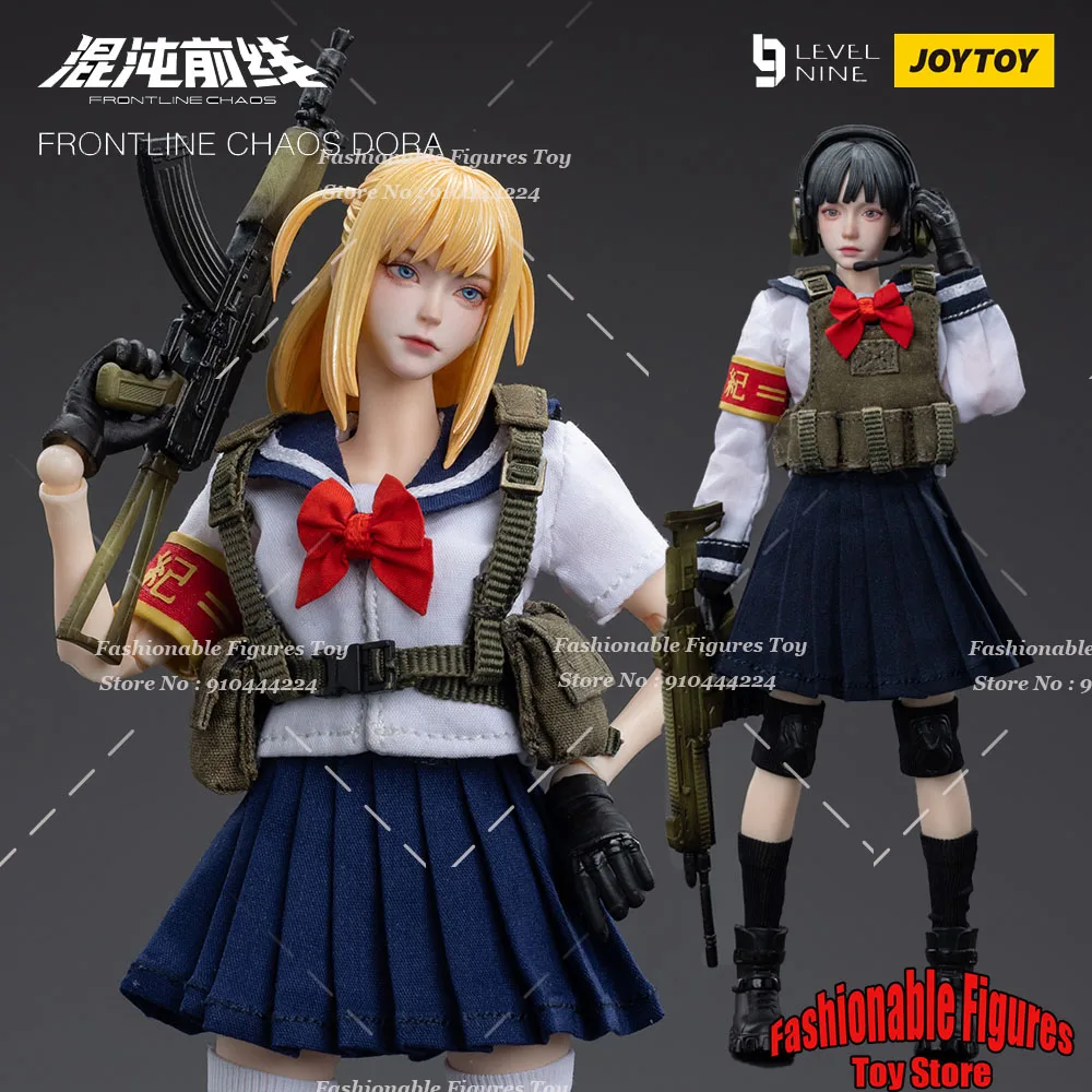 LEVEL NINE 1/12 Women Soldier FRONTLINE CHAOS AMY XENA DORA Tactical Team Kawaii JK Fighting Girl 6Inch Action Figure Model