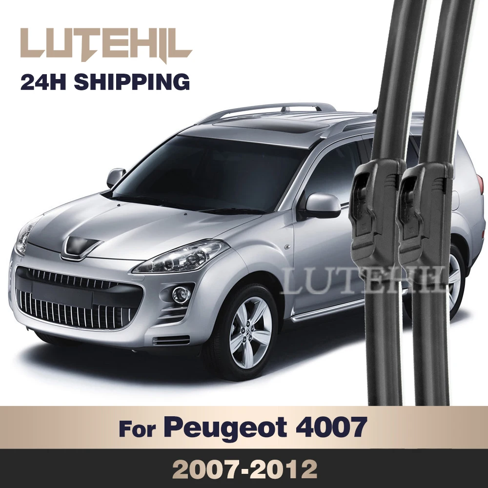 

Для Peugeot 4007 2007-2012 2008 2009 2010 2011 — передние дворники, щетки стеклоочистителя лобового стекла, 24+20 дюймов