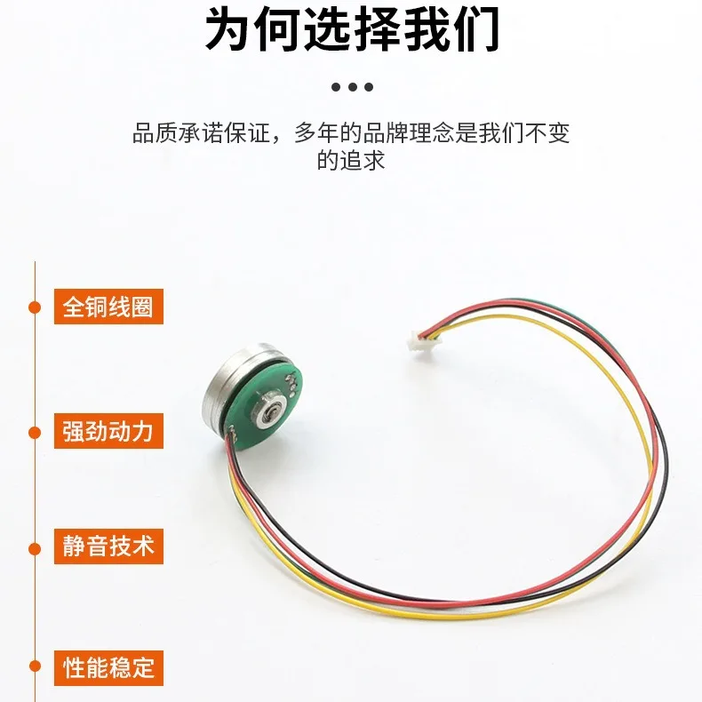BL18 Flat Vibration, Micro DC Brushless Motor, Stepping Motor Micro Printer Recorder