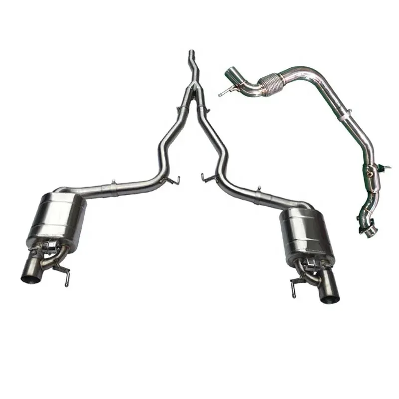Electronic Valve Car Exhaust System Muffler Pipe Downpipe for   Parts